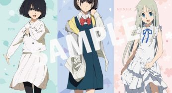 「The Person Who Knows How Blue the Sky Is」 latest anouncement released! 「AnoHana: The Flower We Saw That Day」,「The Anthem of the Heart」and 「Her Blue Sky」 heroine collaboration admission benefits.