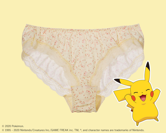 Pikachu Themed Panties 1 480jpy Taxes Excluded Anime Anime Global