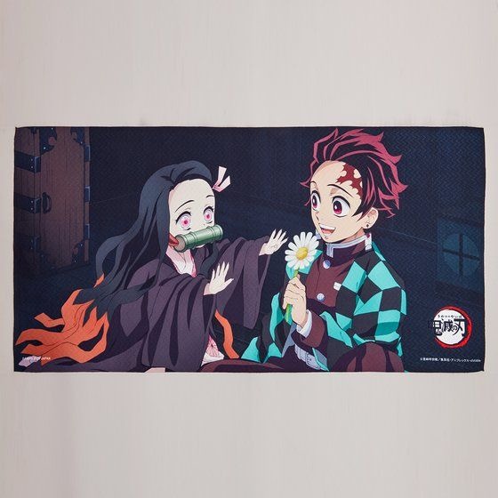 Demon Slayer Kimetsu No Yaiba Bath Towel Using The Beautiful Pair Illustrations Such As Tomioka Shinobu And Shuri Sama Yushirou Anime Anime Global