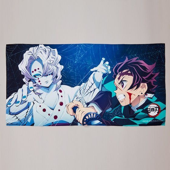 Demon Slayer Kimetsu No Yaiba Bath Towel Using The Beautiful Pair Illustrations Such As Tomioka Shinobu And Shuri Sama Yushirou Anime Anime Global