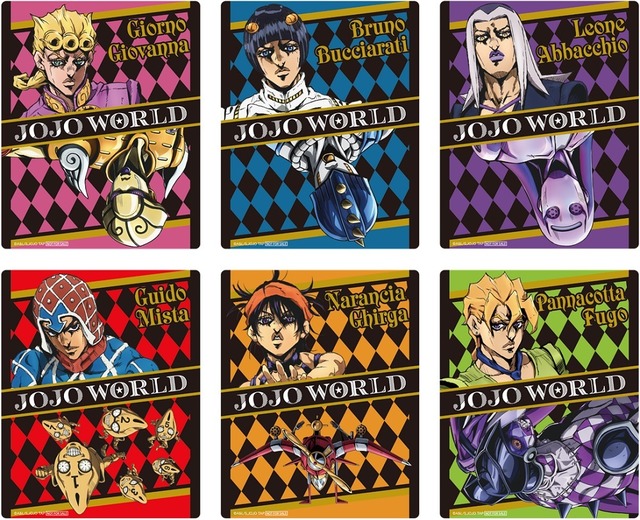 JOJO WORLD in YOKOHAMA” ◇Part 5 Attraction “Passione Assignment Team  Aptitude Test” Sticker (13 types) | Anime Anime Global