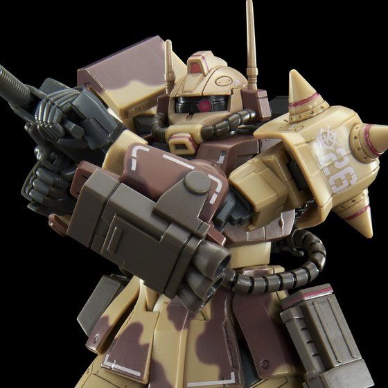 BANDAI Premium HG 1/144 Zaku Desert Type Plastic Model Kit Gundam THE ORIGIN MSD 