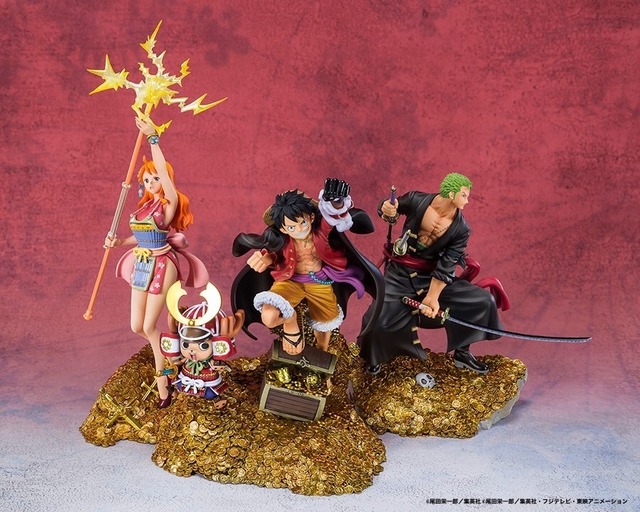 Figurine One Piece Gold Nami Tamashii Nations Bandai Spirits