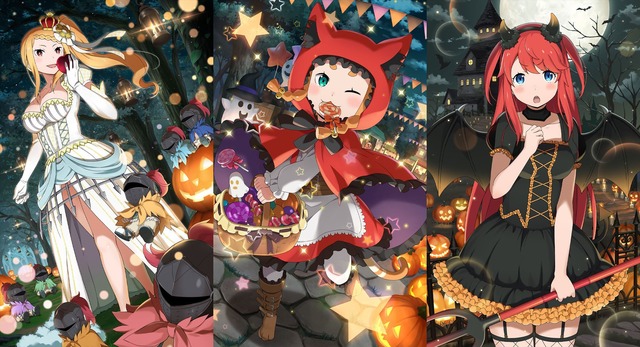 Re Zero Mobile Game Unveils New Halloween Costumes For Priscilla Mimi And Theresia Anime Anime Global